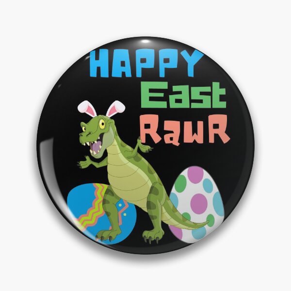 Item preview, Happy Eastrawr Easter Dinosaur TRex designed and sold by ecdato.