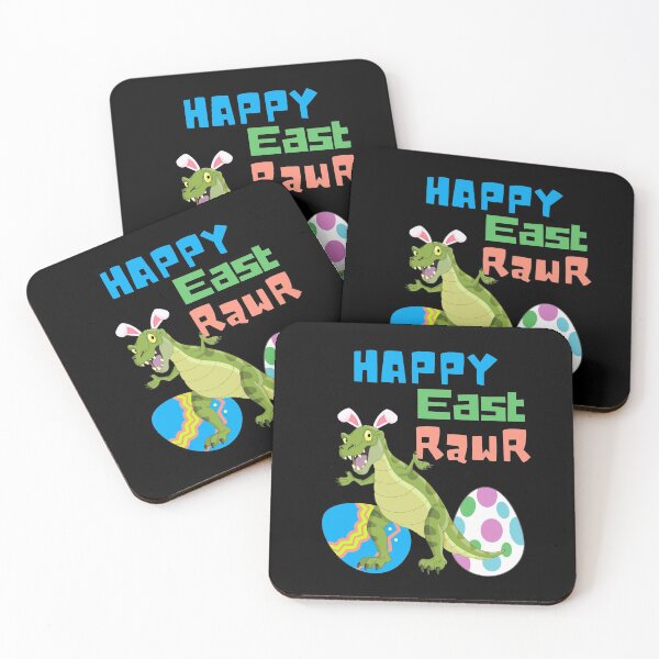 Item preview, Happy Eastrawr Easter Dinosaur TRex designed and sold by ecdato.