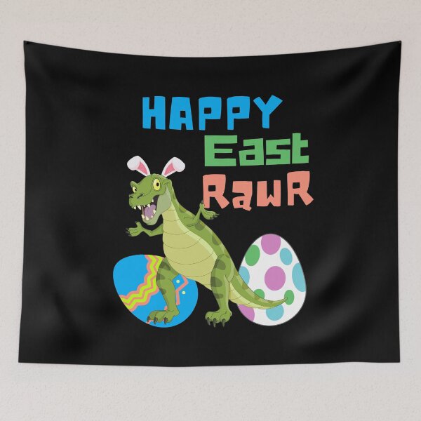 Item preview, Happy Eastrawr Easter Dinosaur TRex designed and sold by ecdato.