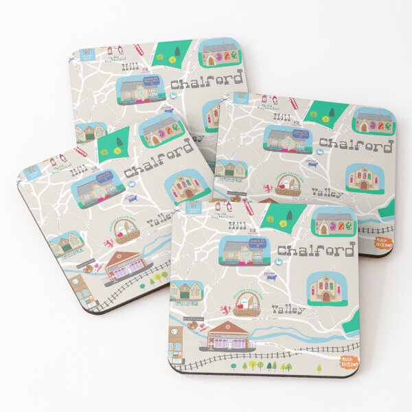 Item preview, CHALFORD MAP designed and sold by Ruth Hickson.
