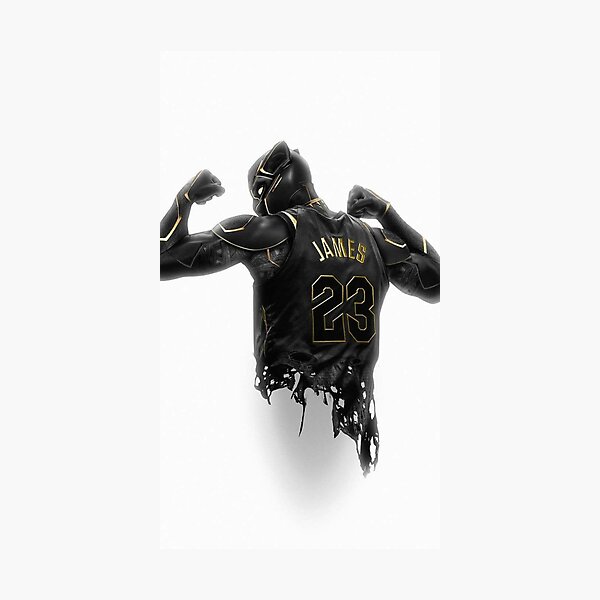 Illustration Wallpaper LeBron Photographic Print for Sale by kartinah09