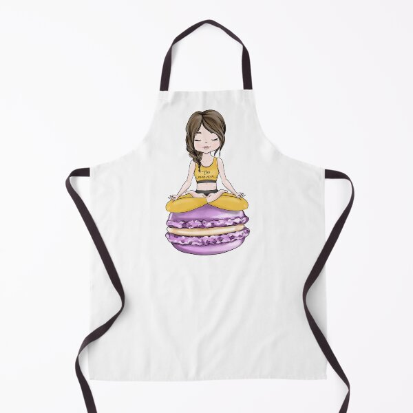 Item preview, Yoga Girls Lotus Pose Namaste Cheat Day Om Nom Nom designed and sold by CreativeBu.