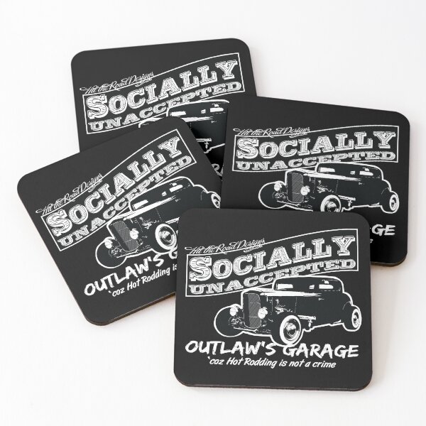 Item preview, Outlaw's Garage. Socially unaccepted Hot Rod. designed and sold by htrdesigns.