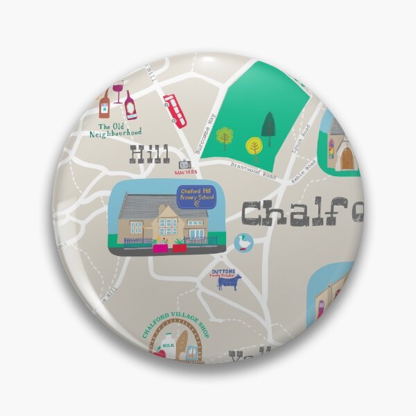 Item preview, CHALFORD MAP designed and sold by Ruth Hickson.