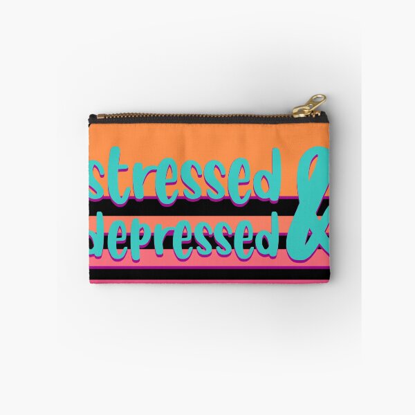 Item preview, Stressed and depressed - outrun style designed and sold by BRU Design.