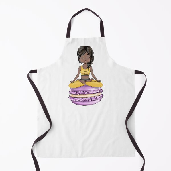 Item preview, Yoga Girls Lotus Pose Namaste Cheat Day Om Nom Nom designed and sold by CreativeBu.