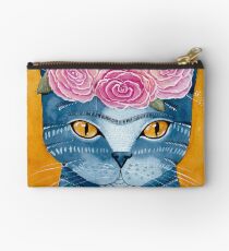 Frida Catlo in Blue Studio Pouch