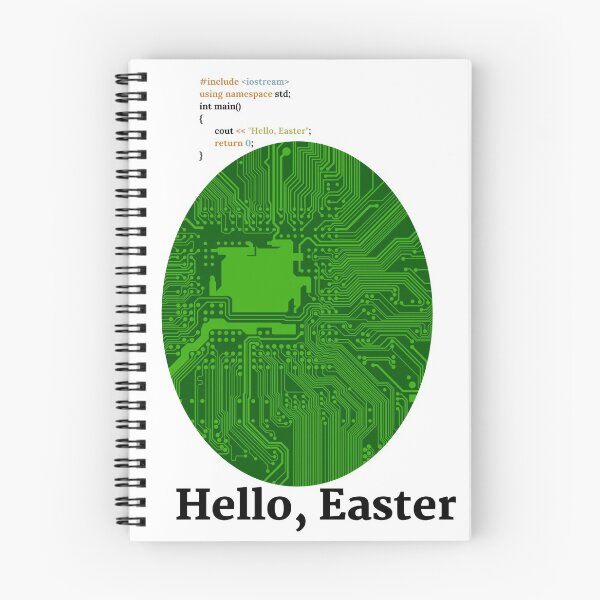 Item preview, Programmer Hello, Easter designed and sold by bloominolive.