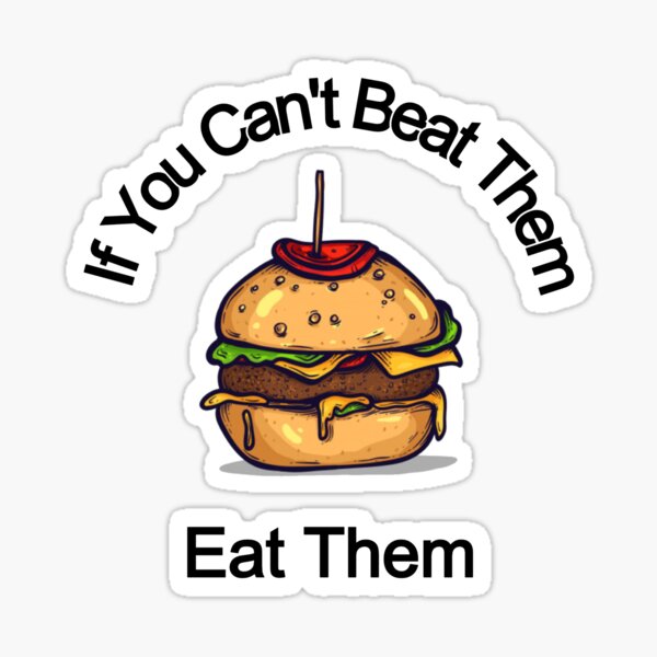 Cheeseburger Meme Stickers Redbubble - fresh grilled burgers roblox decal