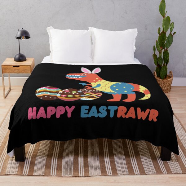 Item preview, Happy Eastrawr Funny Easter Bunny Dinosaur tRex Aztec Abstract designed and sold by ecdato.