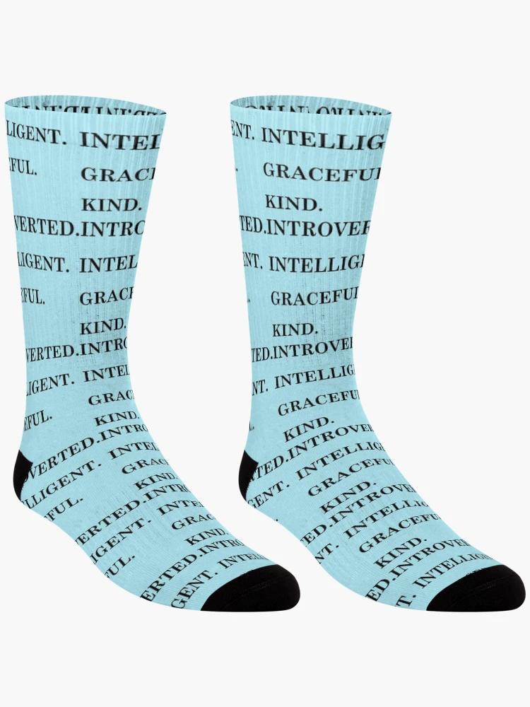 Thumbnail 3 of 5, Socks, Hello Introvert! designed and sold by TrulyRested.