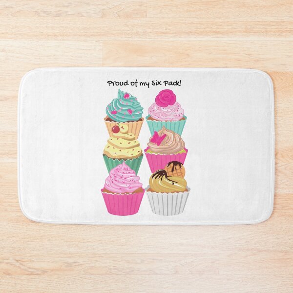 Item preview, Proud of my six pack. Cup cakes six pack. designed and sold by JellyBeenzz.