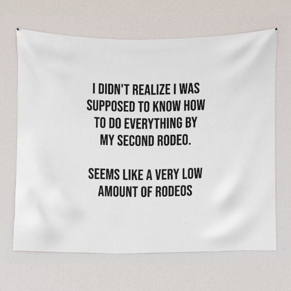Item preview, This Is My Second Rodeo designed and sold by corbrand.