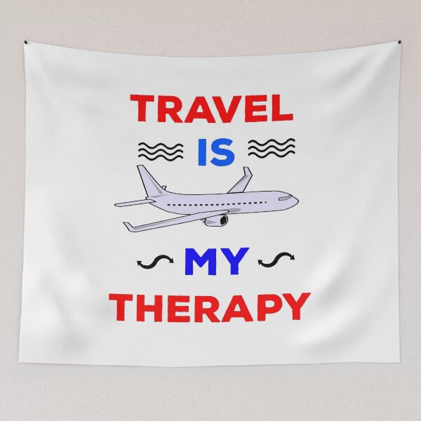 Item preview, Travel Is My Therapy designed and sold by jamal-alkhalf.