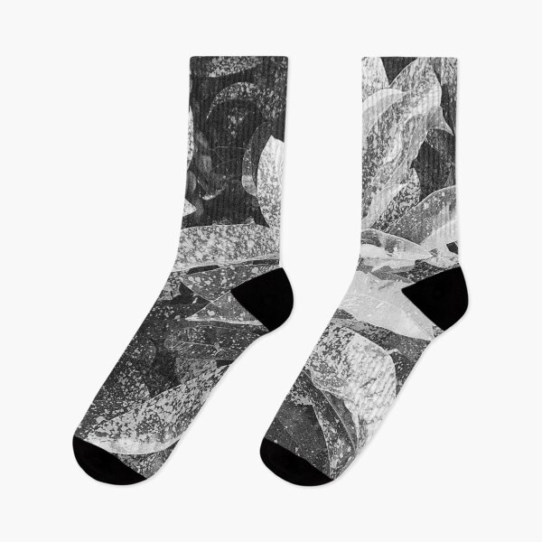 Item preview, Black and white picture of tropical summer leaves  designed and sold by Manoroma.