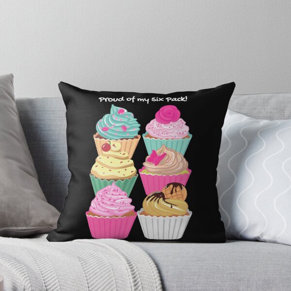 Item preview, Proud of my six pack. Cup cakes six pack. designed and sold by JellyBeenzz.
