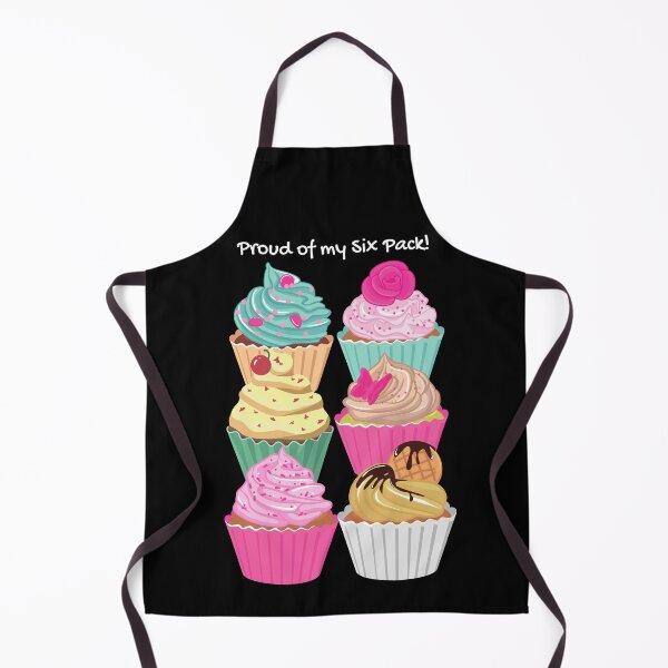 Item preview, Proud of my six pack. Cup cakes six pack. designed and sold by JellyBeenzz.