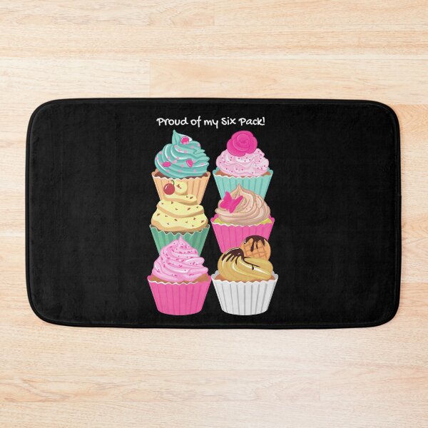 Item preview, Proud of my six pack. Cup cakes six pack. designed and sold by JellyBeenzz.