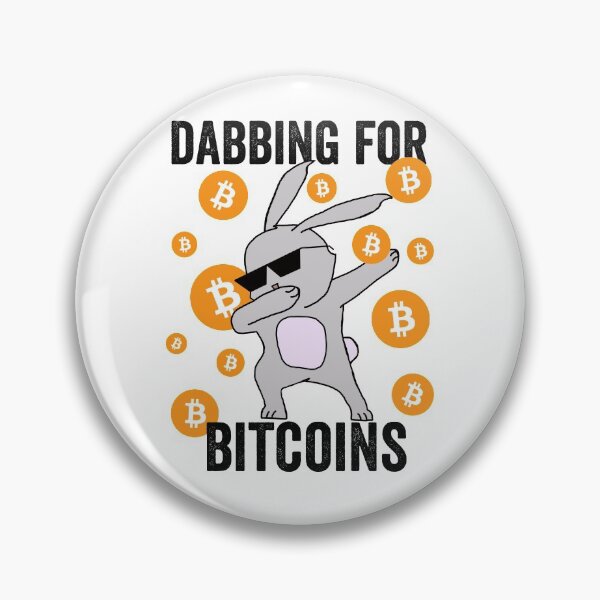 Item preview, Dabbing Bad Bunny with Glasses for Bitcoins Gift for crypto investrors designed and sold by hyggekrog.