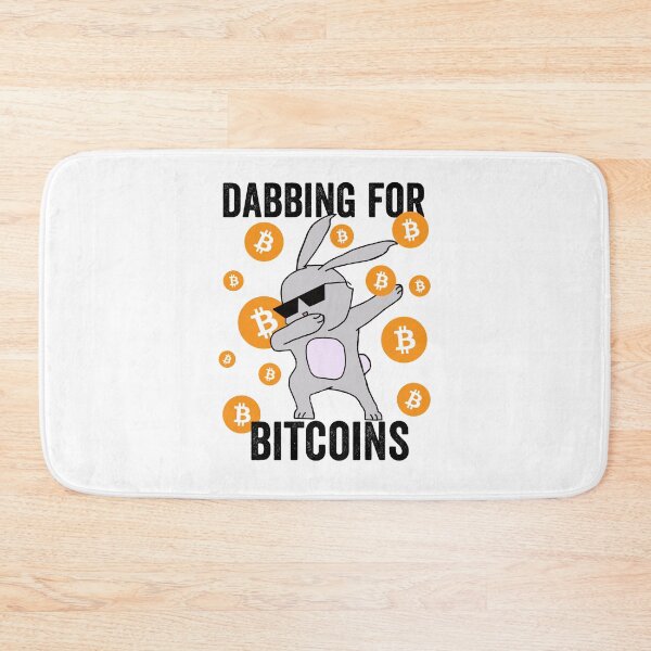 Item preview, Dabbing Bad Bunny with Glasses for Bitcoins Gift for crypto investrors designed and sold by hyggekrog.