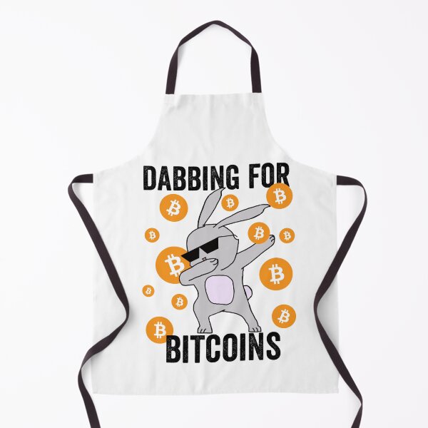 Item preview, Dabbing Bad Bunny with Glasses for Bitcoins Gift for crypto investrors designed and sold by hyggekrog.