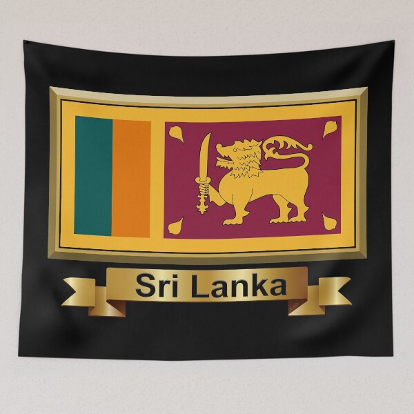 Item preview, Sri Lanka Flag Gifts, Masks, Stickers & Products (N) designed and sold by mpodger.