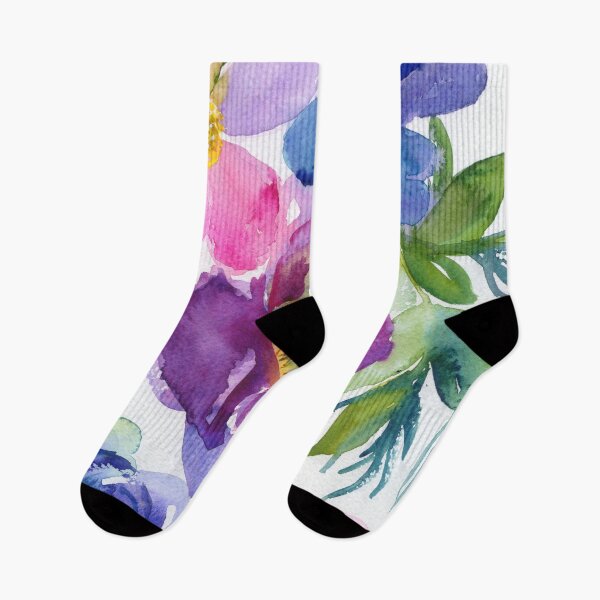 Item preview, floral pattern: pink and blue designed and sold by kosarandrea.