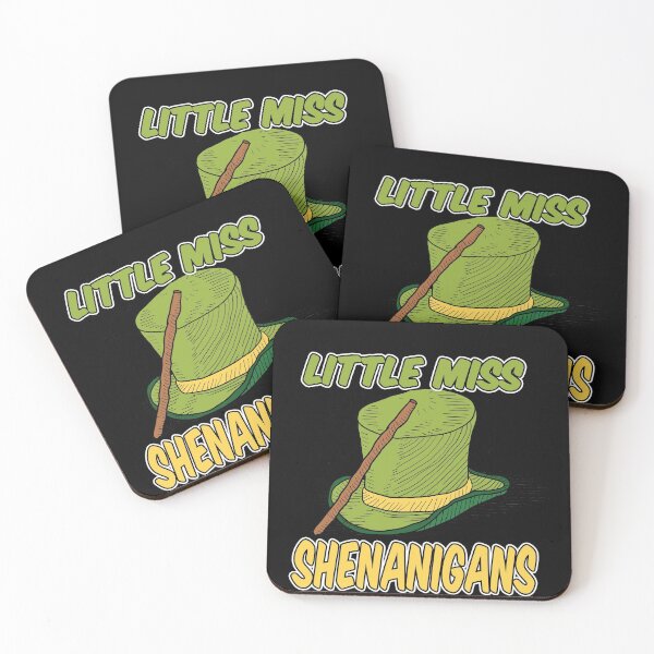 Item preview, Little Miss Shenanigans - Funny St. Patrick's Day Fitted T-Shirt designed and sold by Graphics Adora.