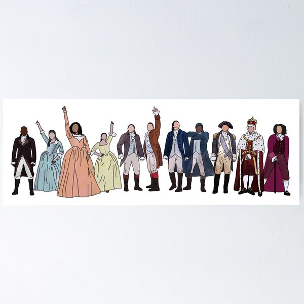 Item preview, Hamilton Cast Drawing designed and sold by Moonlight Creations.