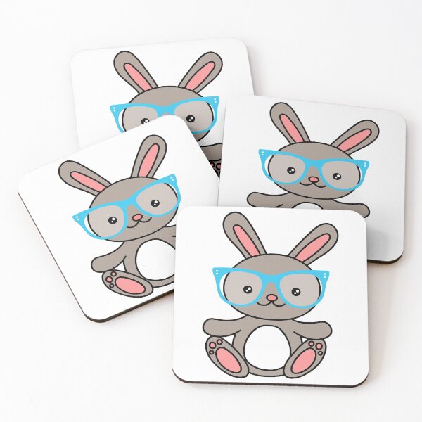 Item preview, Bunny With Glasses designed and sold by WearYourMood.
