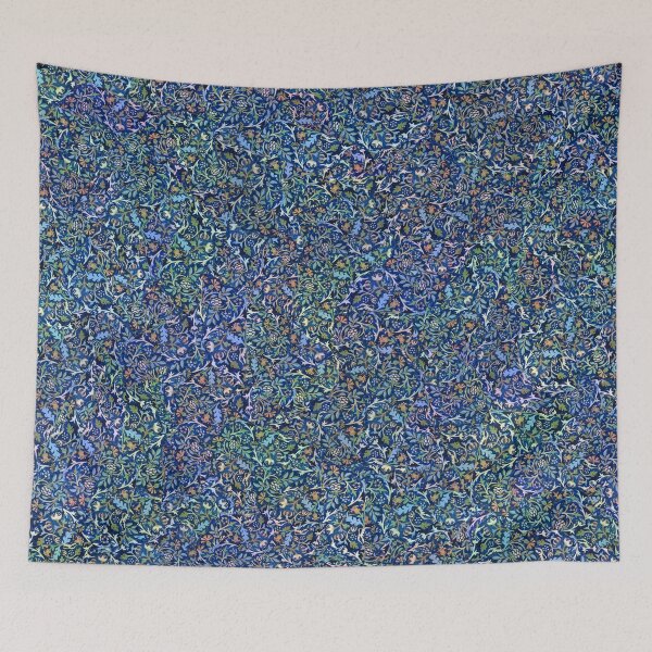 Item preview, William Morris Flowerpot Scatter Pattern designed and sold by aeolia.