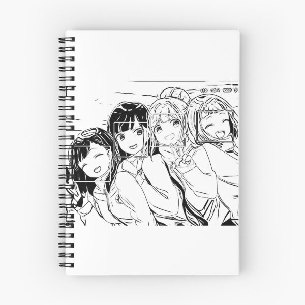 Artikelvorschau, A Place Further Than The Universe|Sora Yori Mo Tooi Basho - Main Characters (Mono) entworfen und verkauft von Sicoria.