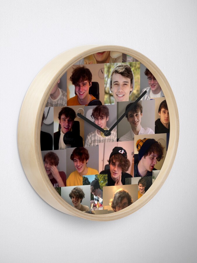 Wilbur Soot Collage 2 Clock For Sale By Itsorangeblue Redbubble