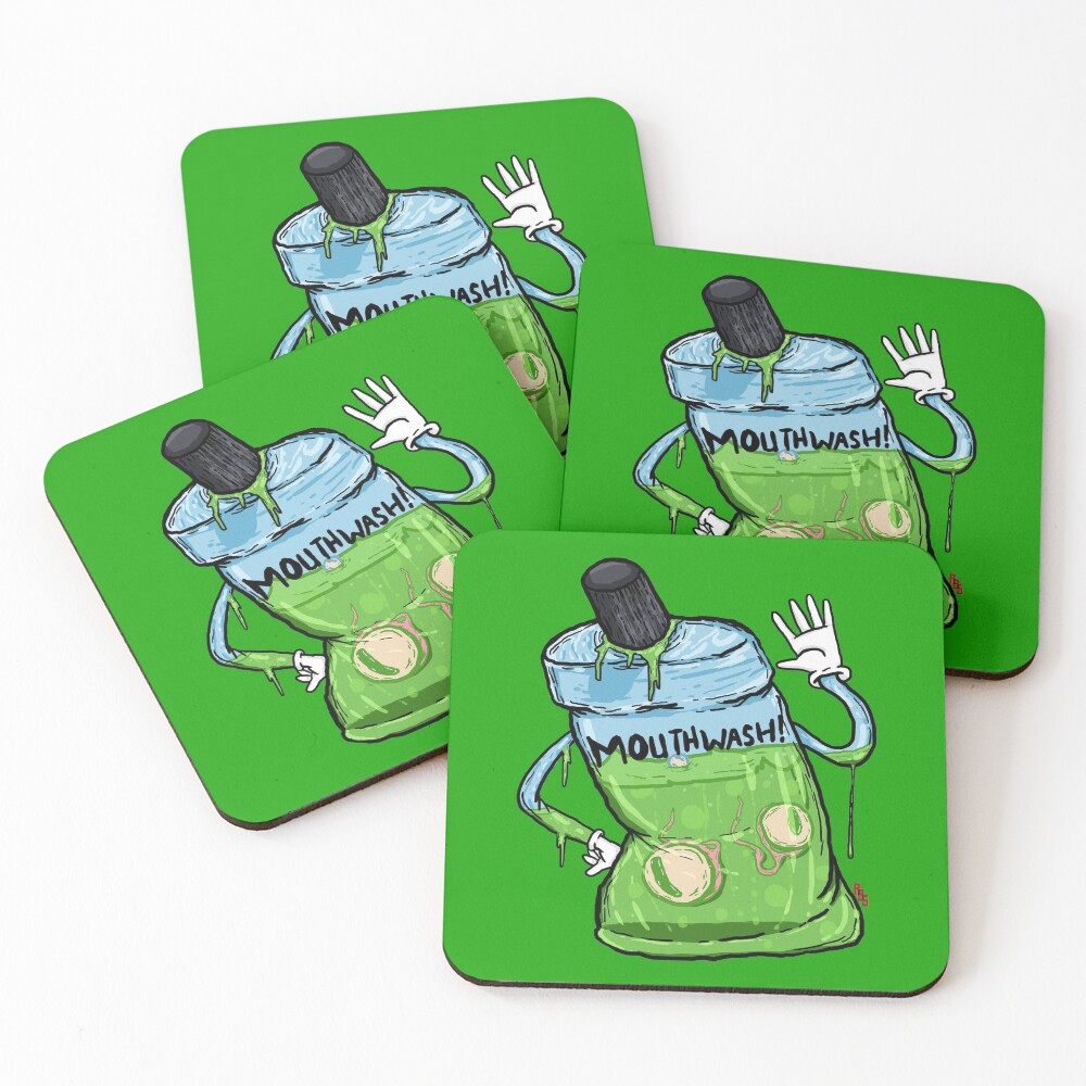 Item preview, Coasters (Set of 4) designed and sold by RottenBrainStem.