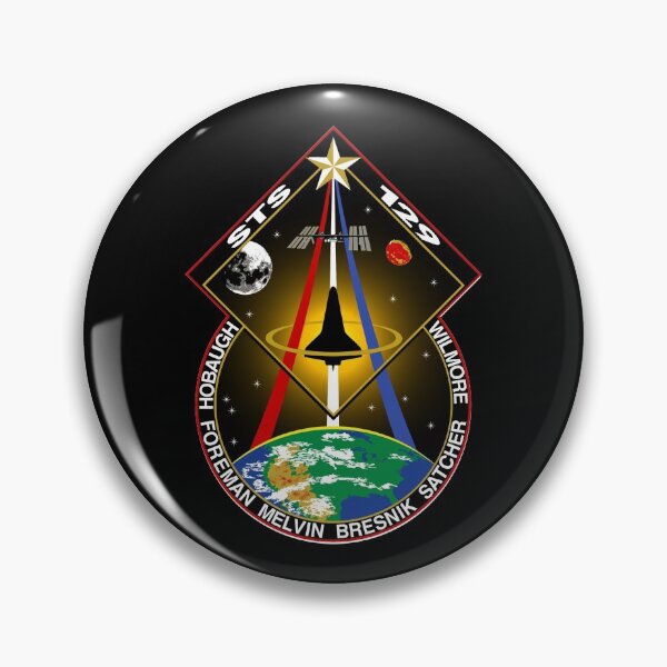 Item preview, STS-129 Patch Insignia NASA Retro Style Vintage Emblem designed and sold by kawrdesigns.