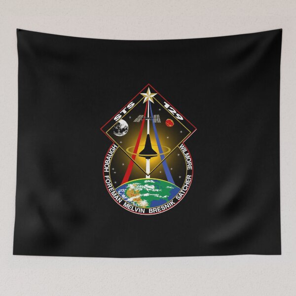 Item preview, STS-129 Patch Insignia NASA Retro Style Vintage Emblem designed and sold by kawrdesigns.