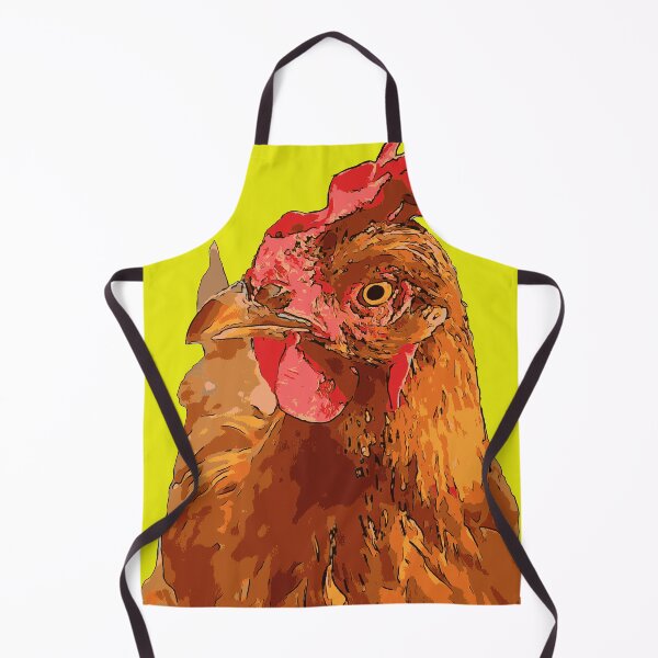 Item preview, Quirky Farmyard Chicken Portrait Isolated designed and sold by taiche.