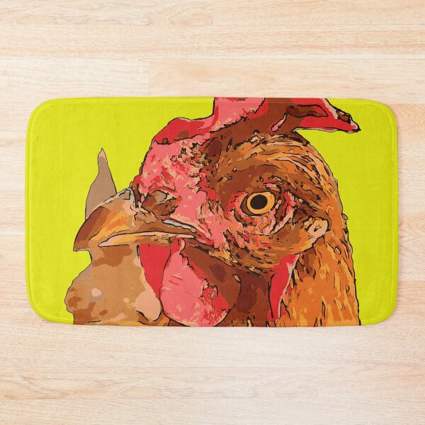 Item preview, Quirky Farmyard Chicken Portrait Isolated designed and sold by taiche.