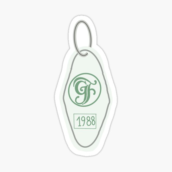 Item preview, Grand Floridian Key Chain designed and sold by Kitty & Birdie Designs.