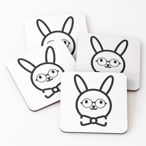Item preview, Bunny With Glasses designed and sold by WearYourMood.