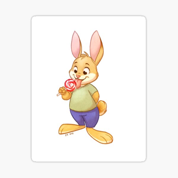 Lollipop Rabbit Sticker