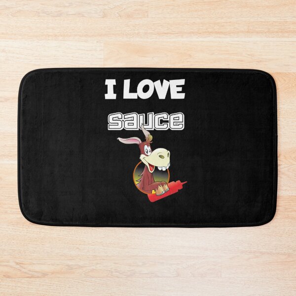 Item preview, I love Sauce - Donkey - BG designed and sold by ActRightToday.