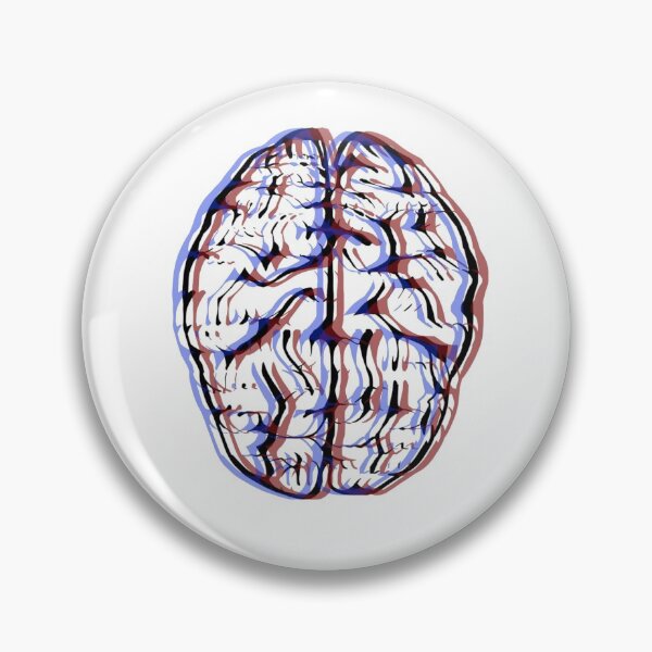 Item preview, Brain 3D graphic design- Psychology Design designed and sold by Psychologist's Inventory.