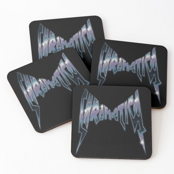 Item preview, CHROMATICA 80S METALLICA LOGO designed and sold by rocket9design.
