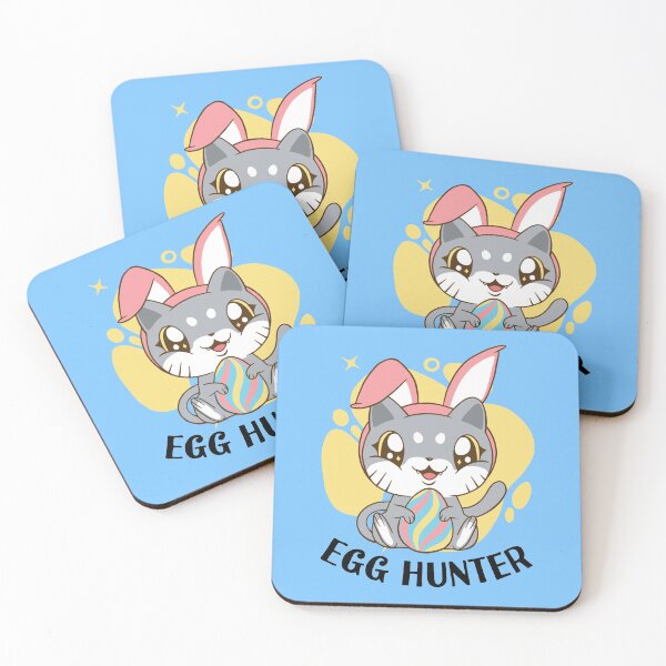 Item preview, Egg Hunter an Adorable Easter Kitty designed and sold by Frosty1489.