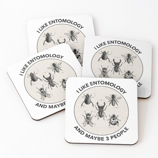 Aperçu de l'œuvre J'aime l'entomologie et peut-être 3 personnes, cadeau d'entomologiste créée et vendue par OldCamp.