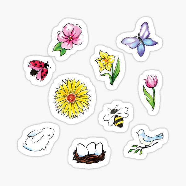 Springtime Sticker