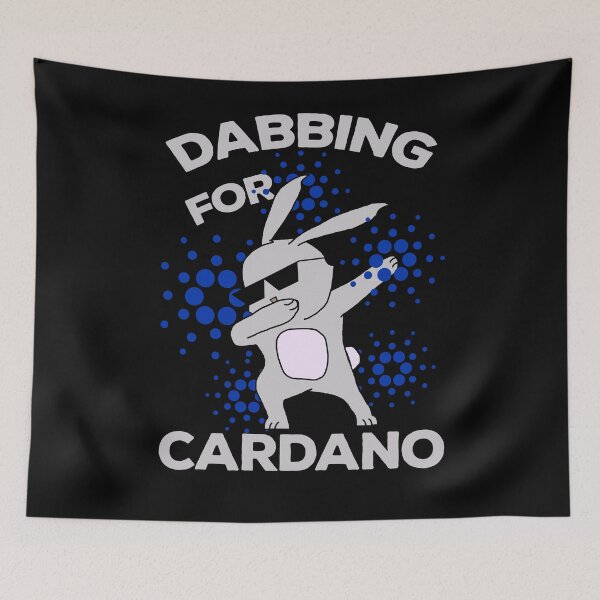 Item preview, Dabbing Bad Bunny with Glasses for Cardano Gift for crypto investrors designed and sold by hyggekrog.