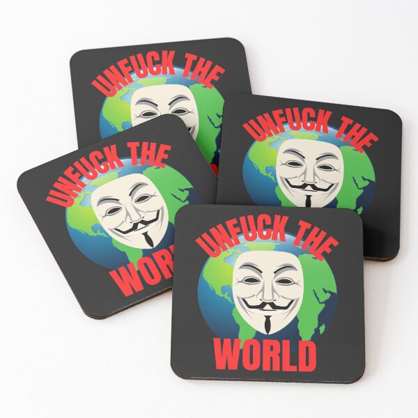 Item preview, UNFUCK THE WORLD, SAVE THE PLANET, GO GREEN,  designed and sold by R B Chrystal.