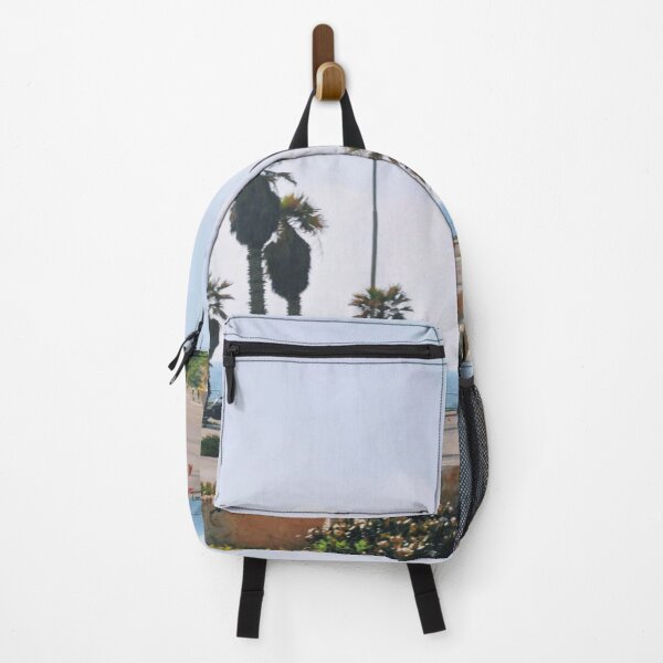 Item preview, happy beach and palm trees in Tel Aviv Israel romantic picture designed and sold by elenah0707.